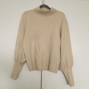 Dark cream pullover sweater